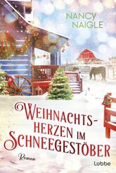 Weihnachtsherzen im Schneegestöber