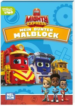 Mighty Express: Mein bunter Malblock
