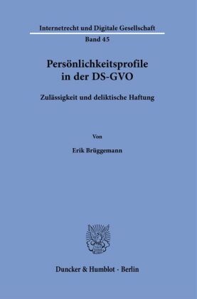 Persönlichkeitsprofile in der DS-GVO.