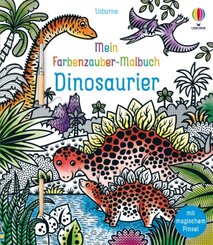 Mein Farbenzauber-Malbuch: Dinosaurier