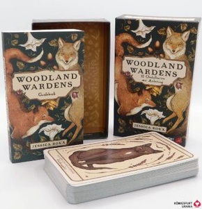 Woodland Wardens: 52 Orakelkarten mit Booklet, m. 1 Buch, m. 52 Beilage, 2 Teile