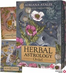 Herbal Astrology Orakel: 55 Karten mit Botschaften und Anleitungen, m. 1 Buch, m. 55 Beilage, 2 Teile