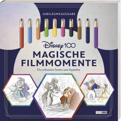 Disney 100: Magische Filmmomente - Die schönsten Szenen zum Ausmalen