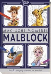 Disney 100: Magische Filme Malblock: über 60 einzigartige Filmszenen zum Ausmalen!