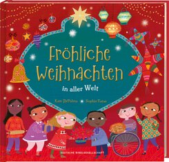 Fröhliche Weihnachten in aller Welt. Lustige Kinderreime über Weihnachtsbräuche, Weihnachtsessen und Heiligabend: So fei