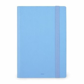Tageskalender Medium - 2024 - Medium Daily Diary - 12M - Blue