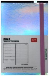 Wochenkalender Medium Notiz. - 2024 - Medium Weekly Diary With Notebook - Holo