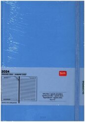 Tageskalender Maxi - 2024 - Maxi Daily Diary - 12M - Blue