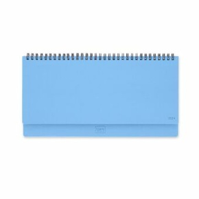 Schreibtischkal. - 2024 - Desk Planner - 12M - Blue