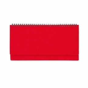 Schreibtischkal. - 2024 - Desk Planner - 12M - Red