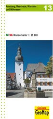 Arnsberg, Meschede, Warstein und Möhnsee Blatt 13, topographische Wanderkarte NRW