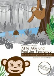 Affe Abu und Faultier Fernando