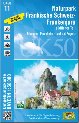 UK50-11 Naturpark Fränkische Schweiz - Frankenjura südlicher Teil