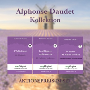 Alphonse Daudet Kollektion (Bücher + 3 Audio-CDs) - Lesemethode von Ilya Frank, m. 3 Audio-CD, m. 3 Audio, m. 3 Audio, 3