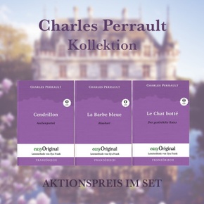 Charles Perrault Kollektion (Bücher + 3 Audio-CDs) - Lesemethode von Ilya Frank, m. 3 Audio-CD, m. 3 Audio, m. 3 Audio,