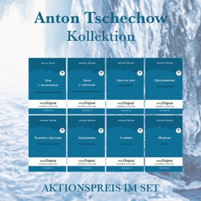 Anton Tschechow Kollektion (Bücher + 8 Audio-CDs) - Lesemethode von Ilya Frank, m. 8 Audio-CD, m. 8 Audio, m. 8 Audio, 8