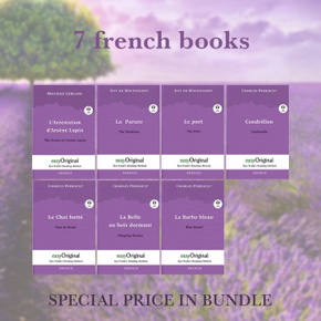 7 french books (books + 7 audio-CDs) - Ilya Frank's Reading Method, m. 7 Audio-CD, m. 7 Audio, m. 7 Audio, 7 Teile