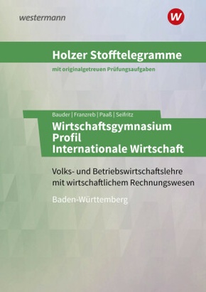 Holzer Stofftelegramme Baden-Württemberg - Wirtschaftsgymnasium