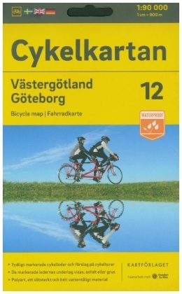 Cykelkartan Blad 12 Västergötland/Göteborg