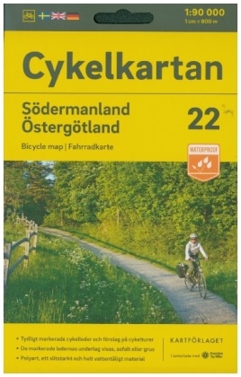 Cykelkartan Blad 22 Södermanland/Östergötland