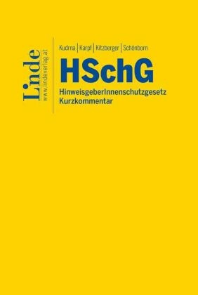 HSchG I HinweisgeberInnenschutzgesetz