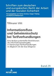 Informationsfluss und Geheimnisschutz bei Tarifverhandlungen