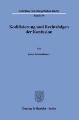 Kodifizierung und Rechtsfolgen der Konfusion.
