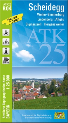 ATK25-R04 Scheidegg (Amtliche Topographische Karte 1:25000)
