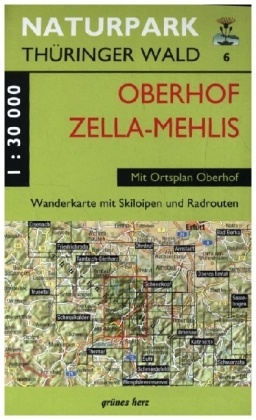 Wanderkarte Oberhof/Zella-Mehlis