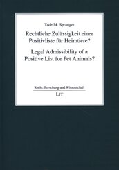 Rechtliche Zulässigkeit einer Positivliste für Heimtiere?