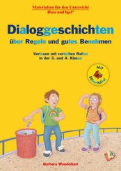 Dialoggeschichten über Regeln und gutes Benehmen / Silbenhilfe
