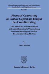 'Financial Contracting in Venture Capital' am Beispiel des Crowdinvesting.