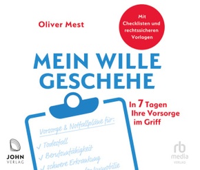 Mein Wille geschehe, Audio-CD, MP3