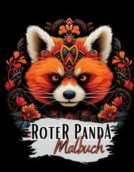 Schwarzes "Roter Panda Malbuch".