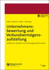 Unternehmensbewertung und Verbundverm&ouml;gensaufstellung