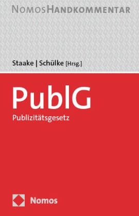 PublG - Publizitätsgesetz