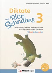 Diktate mit Rico Schnabel, Klasse 3 - silbierte Ausgabe