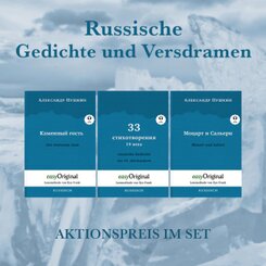 Russische Gedichte und Versdramen (Bücher + 3 Audio+CDs), m. 3 Audio-CD, m. 3 Audio, m. 3 Audio, 3 Teile