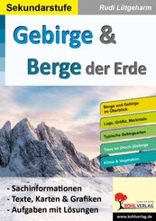 Gebirge und Berge der Erde