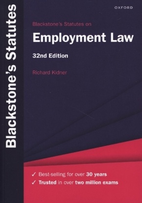 Blackstone's Statutes on Employment Law