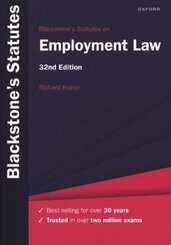 Blackstone's Statutes on Employment Law
