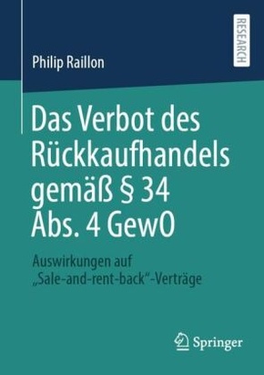 Das Verbot des Rückkaufhandels gemäß § 34 Abs. 4 GewO