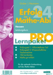 Erfolg im Mathe-Abi 2024 Hessen Lernpaket 'Pro' Leistungskurs, 4 Teile