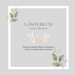 G&auml;stebuch Unsere Hochzeit: Elegantes Hochzeits-G&auml;stebuch, blanko