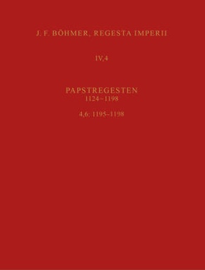 Regesta Imperii IV, 4, Lfg. 6: 1195-1198. Cölestin III.