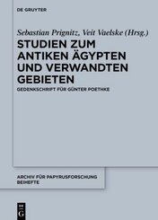 Studien zum antiken Ägypten und verwandten Gebieten