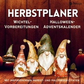 Herbst Planer Tagesplaner für Wichtelvorbereitung, Halloween-Adventskalender Countdown, Wichtelaktivitäten Schabernack S