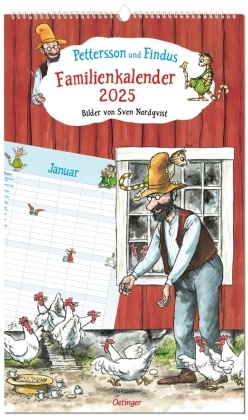 Pettersson und Findus. Familienkalender 2025