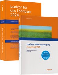 Buchpaket Lexikon für das Lohnbüro und Lexikon Altersversorgung 2024, m. 1 Buch, m. 1 Buch