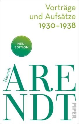 Vorträge und Aufsätze 1930-1938